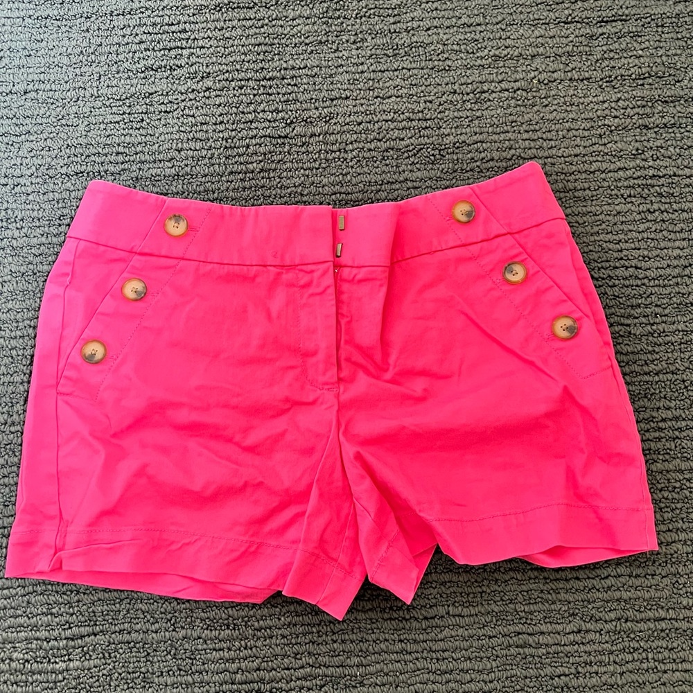 The loft pink shorts size 4
